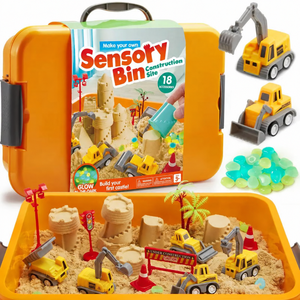 Sensory Adventure Play Bin – 4 Imaginative Worlds