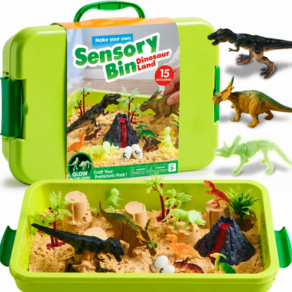 Sensory Adventure Play Bin – 4 Imaginative Worlds