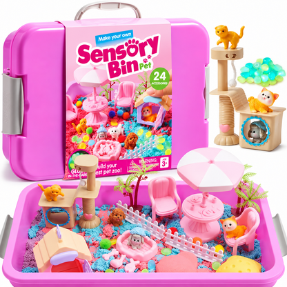 Sensory Adventure Play Bin – 4 Imaginative Worlds