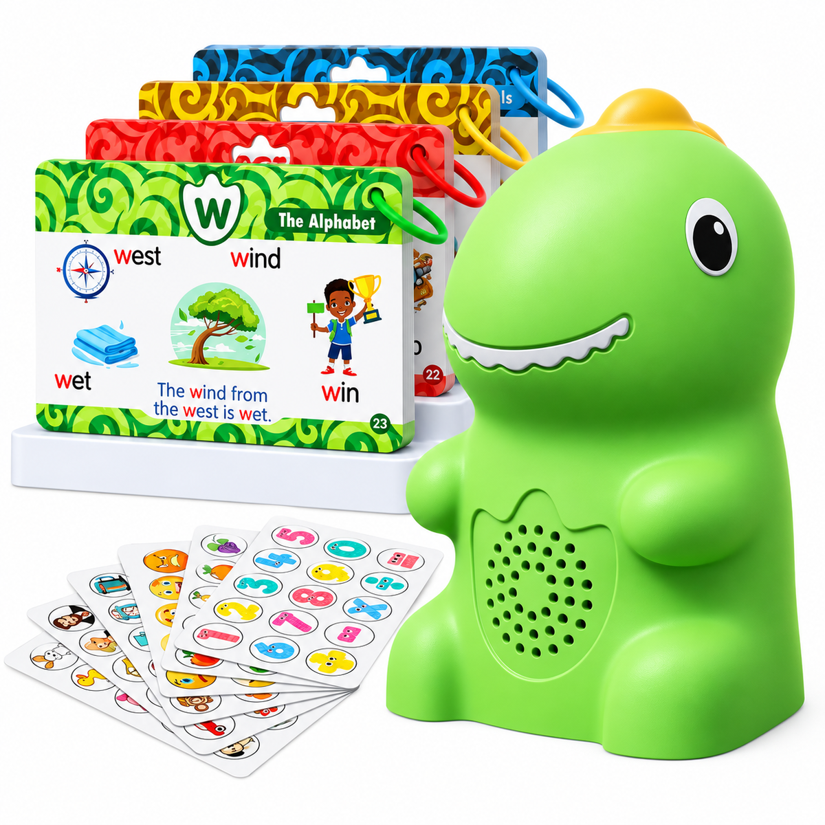 Dinosaur Talking Flash Cards – Interactive Learning Set