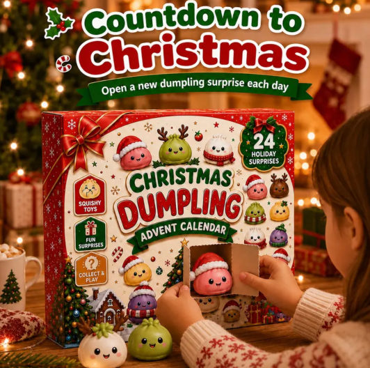 Christmas Dumpling Surprise Advent Calendar – 24 Days of Holiday Fun