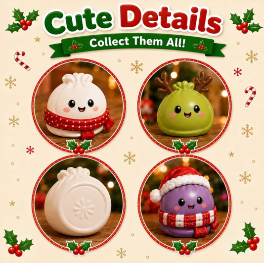 Christmas Dumpling Surprise Advent Calendar – 24 Days of Holiday Fun