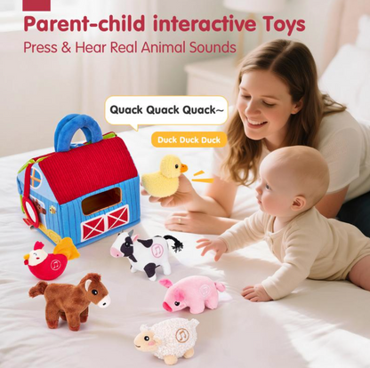 My First Sensory Farm – Interactive Plush Animal Play Set