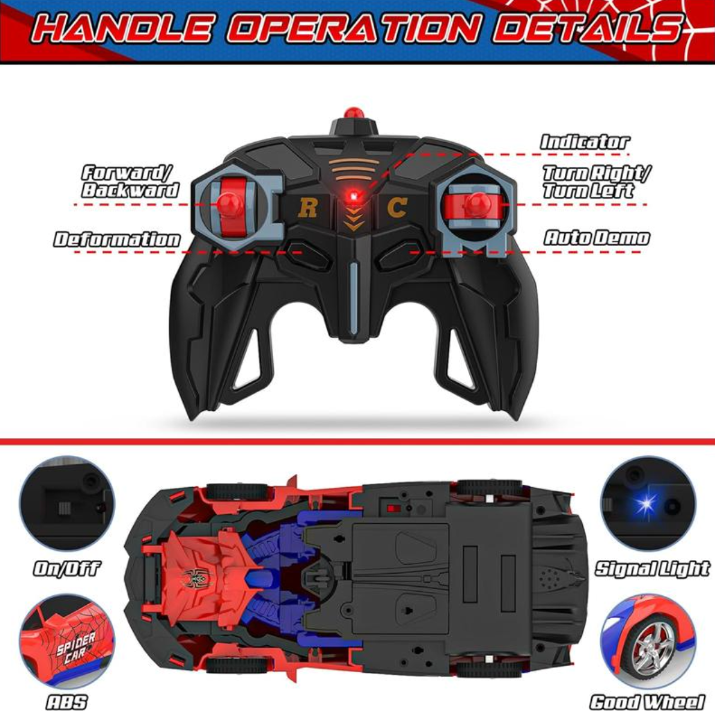 Transforming RC Robot Car – 2 in 1 Remote Control Adventure