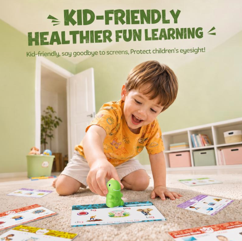 Dinosaur Talking Flash Cards – Interactive Learning Set