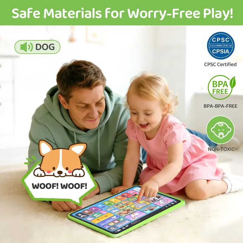 Little Learner Talking Tablet – Trilingual Interactive Learning Toy
