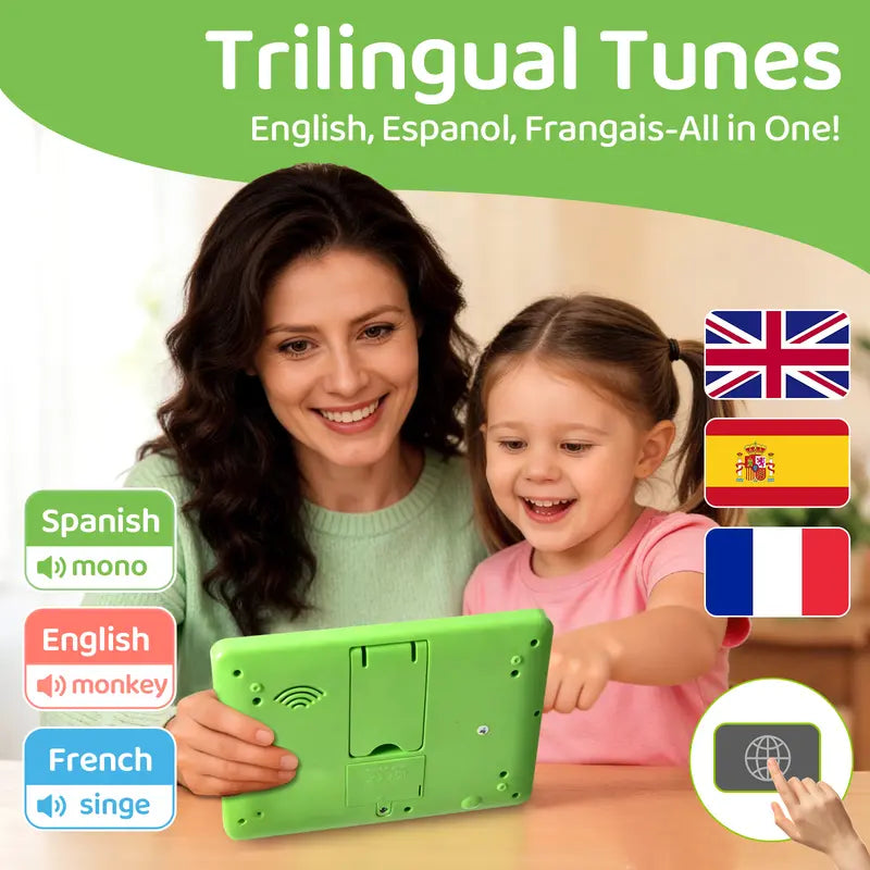 Little Learner Talking Tablet – Trilingual Interactive Learning Toy